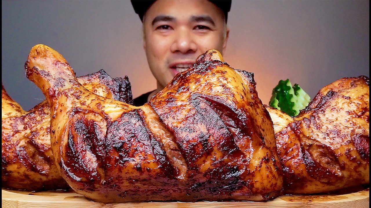 CHICKEN TERIYAKI | MUKBANG ASMR | ALFIE EATS