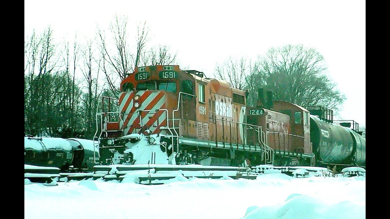 RAILREEL Happy Time Stopped By A Train OSR Ingersoll Ontario Jan 22 2026