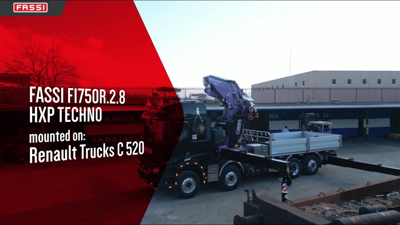 Gru FASSI F1750R.2.8 HXP Techno: un concentrato di potenza e innovazione