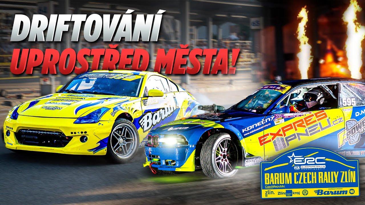 DRIFTOVALI JSME PO UZAVŘENÉM MĚSTĚ?! | Barum Czech Rally Zlín