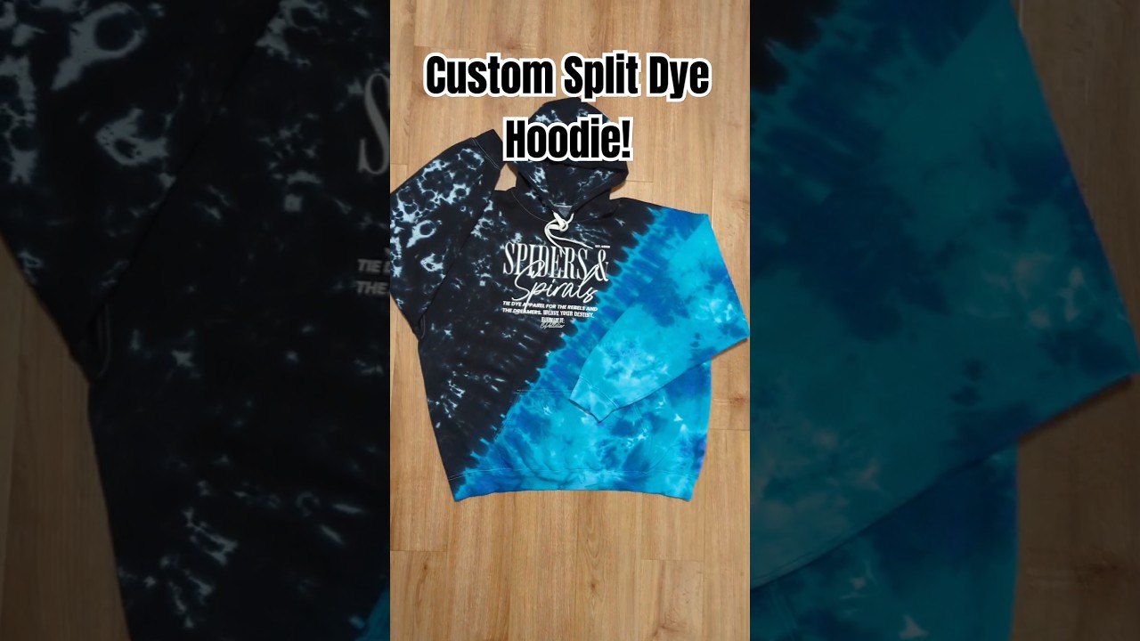 Color Shift Tie Dye Hoodie! 