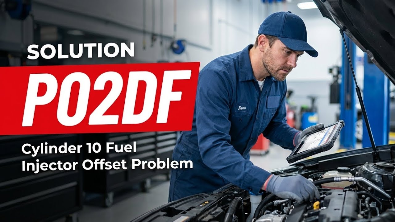 HOW TO FIX P02DF OBD II ERROR CODE - Cylinder 10 Fuel Injector Offset Problem