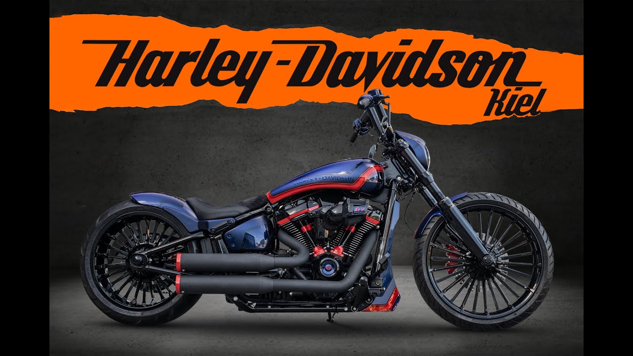 Harley-Davidson Kiel FXBR Breakout - Custom Bike 1of1 Indigo Phantom