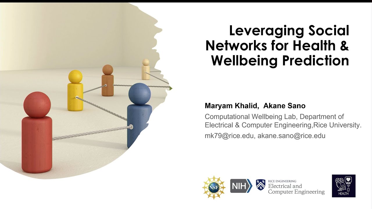 Maryam Khalid: Exploiting Social Graph Networks for Health Prediction