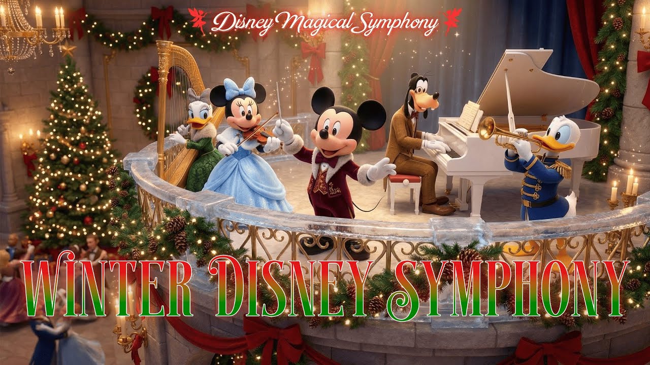 🎻 Romantic Disney OST Symphony 💃 Disney Princess Winter Ball Ambience For Study & Relax