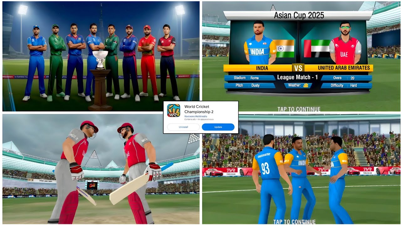 Wcc2 | New Update V.5.4.3 New Future Full Review Free Asia Cup 25 Gameplay 