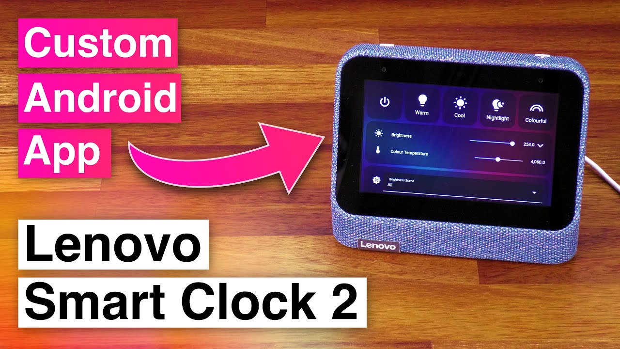 Панель управления Bedside Home Assistant — взлом Lenovo Smart Clock 2 для запуска приложений Android
