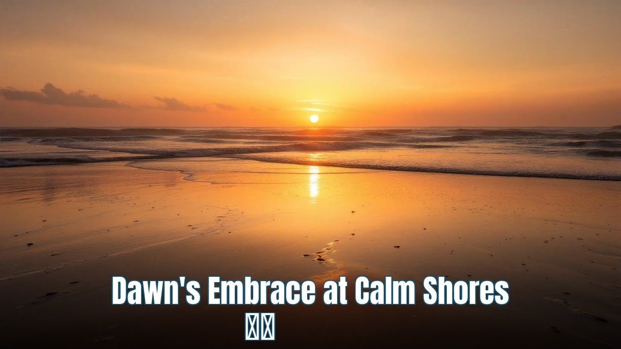 Dawn's Embrace at Calm Shores 🌊✨