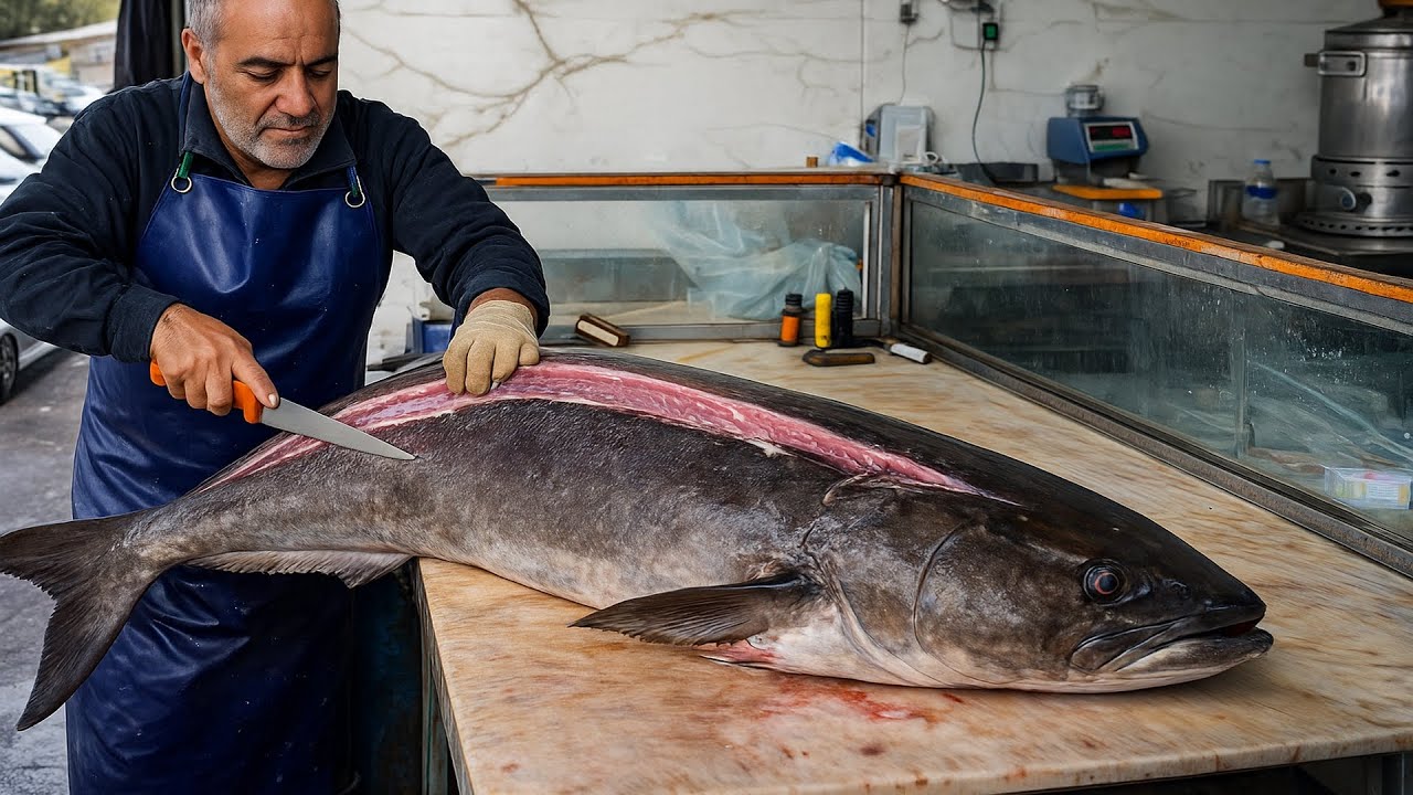 How to Fillet and Skin a Huge Cobia Easily