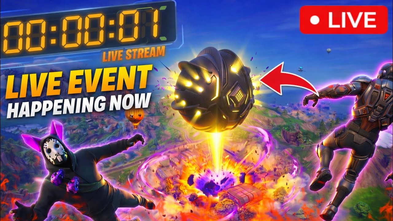 🔴 Fortnite LIVE EVENT Countdown! Power Hour + Seven Cannon! 
