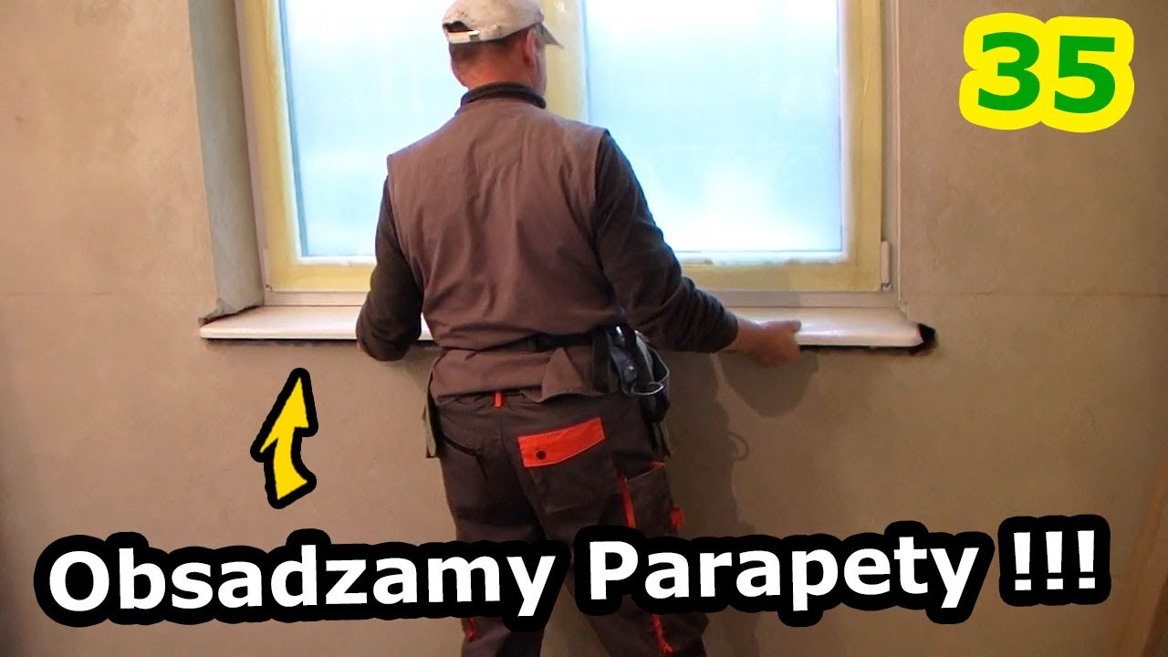 Parapety Wewnętrzne !!! - Jak je Zamontować? * Parapety z Konglomeratu * Budowa Domu (Vlog 35)