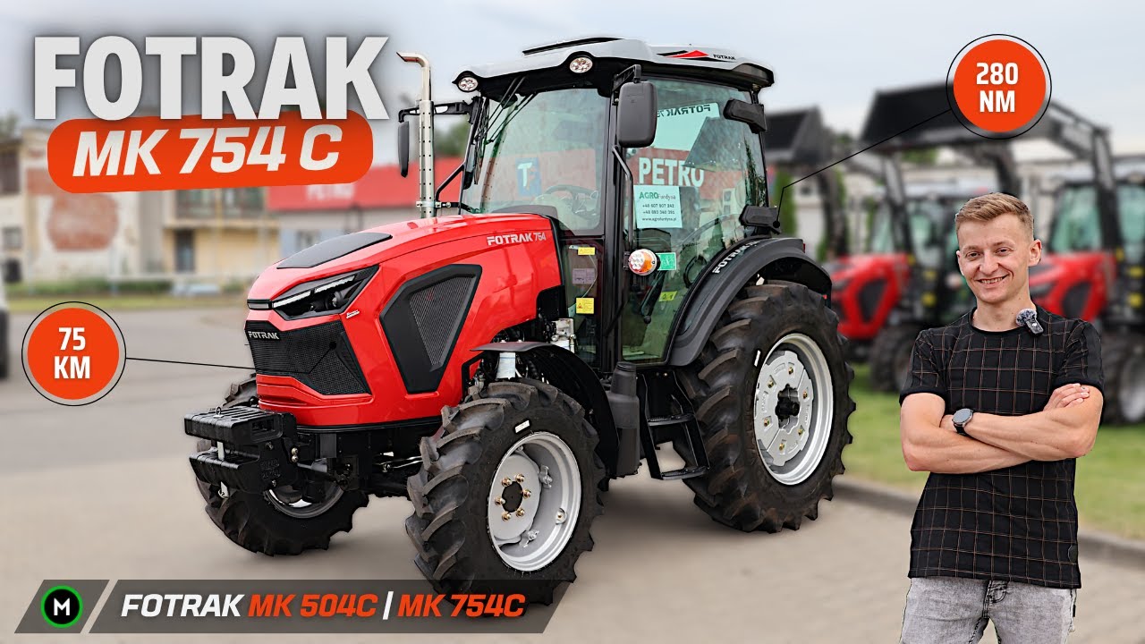 Fotrak MK 754C - niepozorny ciągnik z Chin, który może zaskoczyć | Prezentacja / test ciągnika