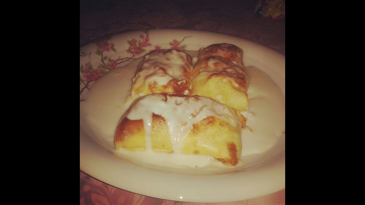 Crespelle ripiene - funghi, salsiccia, provola e besciamella