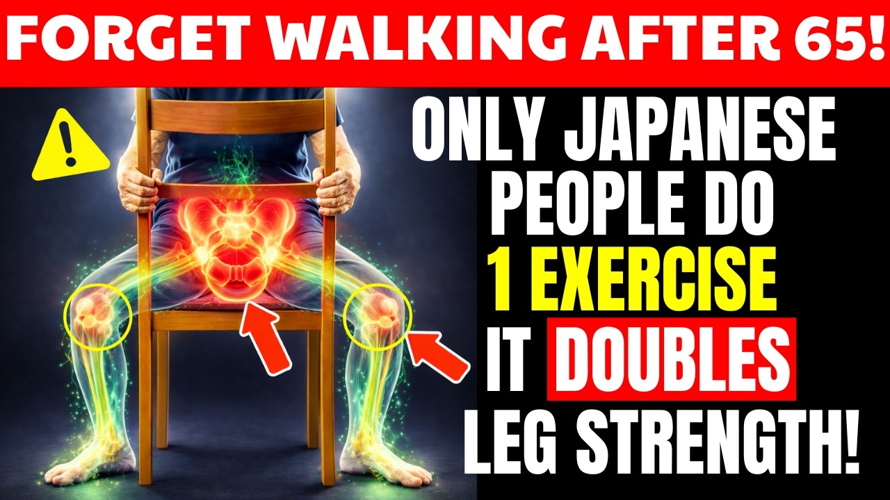 6 Japanese Exercises That Double Leg STRENGTH and Support INDEPENDENCE After 65 | Senior Health Tips
