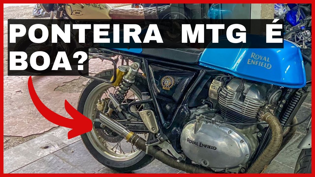 Ponteira do escapamento da MTG é boa? Coloquei na Continetal GT @mtgmototunings704