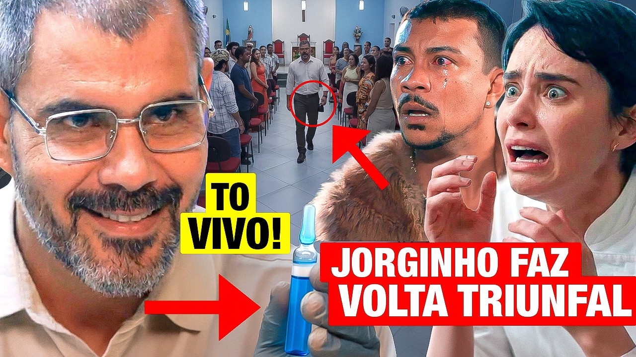TRÊS GRAÇAS: JORGINHO FAZ VOLTA TRIUNFAL! Ele surge com 1 DETALHE CHOCANTE e SURPREENDE TODOS!