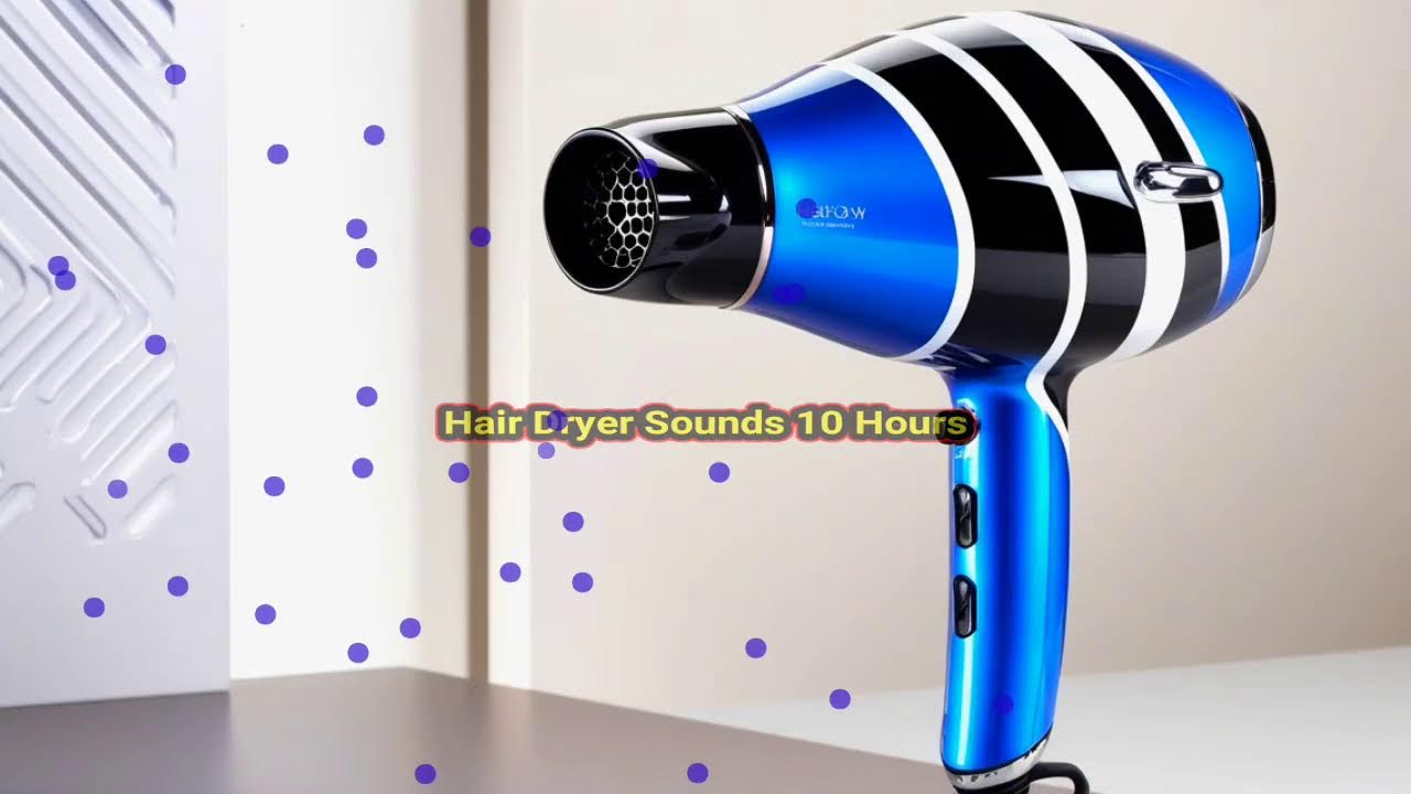 White Noise for Babies – Blow Dryer ASMR - Hair Dryer Sound Loop