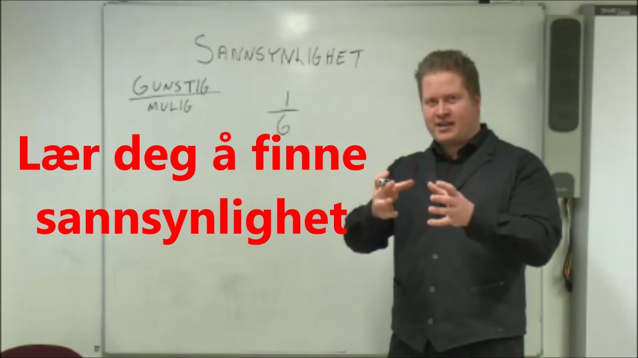 Lær deg å finne sannsynlighet