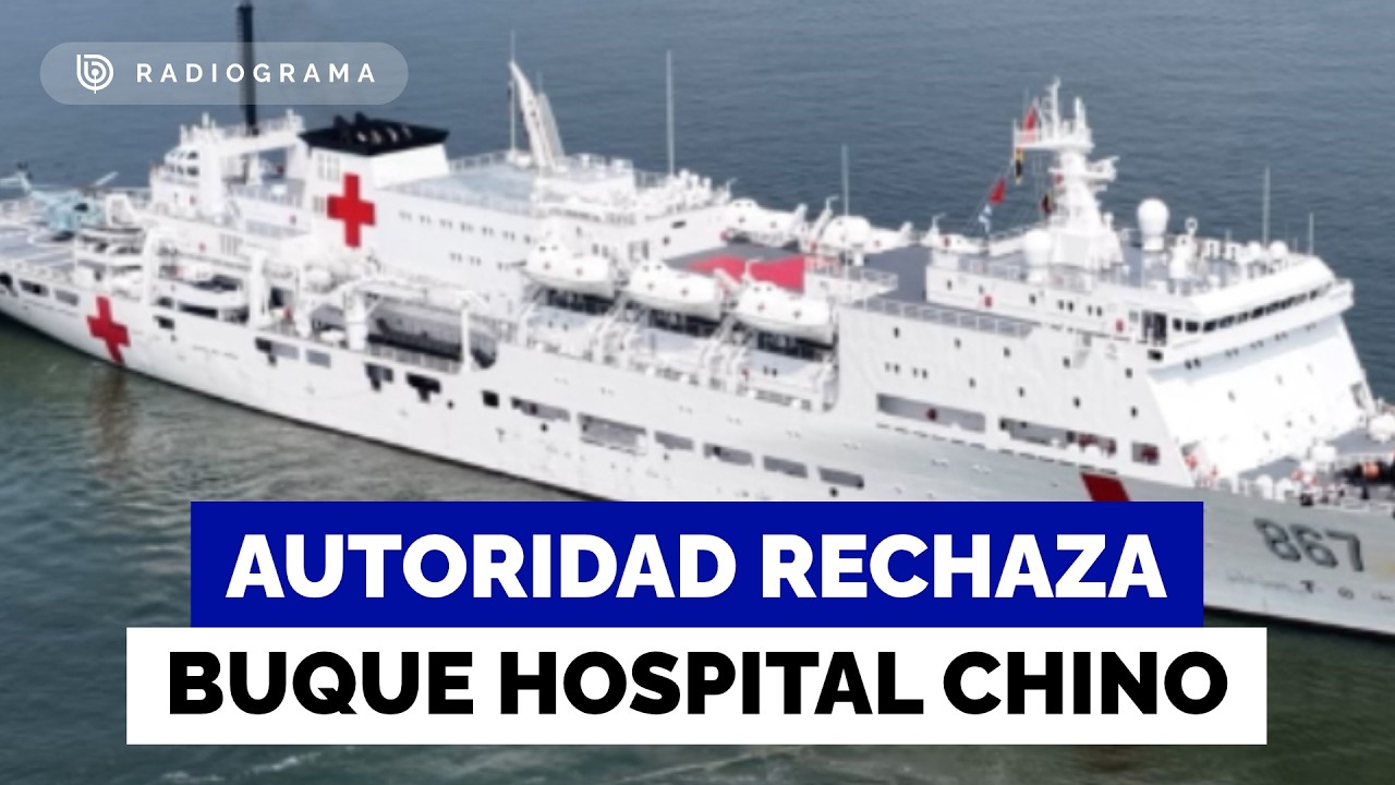 Buque hospital chino fondea en Valparaíso: Seremi de Salud no autorizó operativo médico