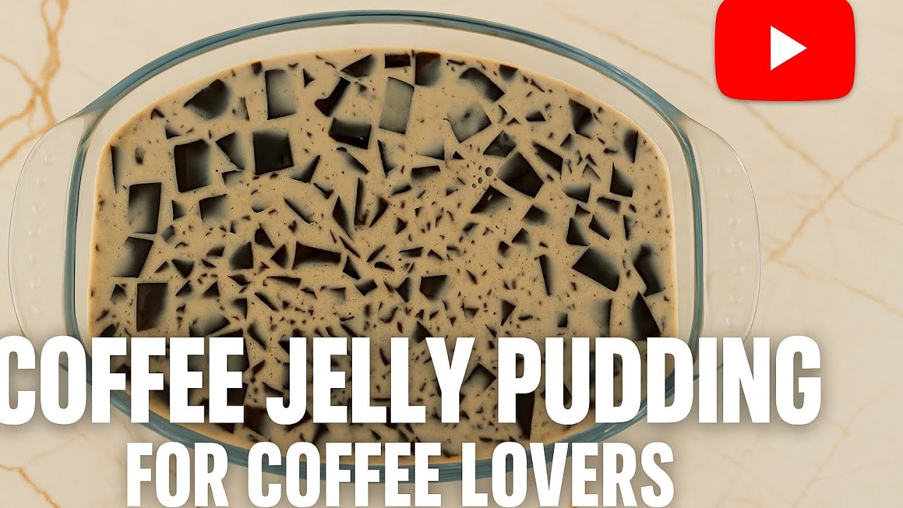Coffee Jelly Pudding | Perfect Christmas Dessert for Coffee Lovers! 🎄🍮☕