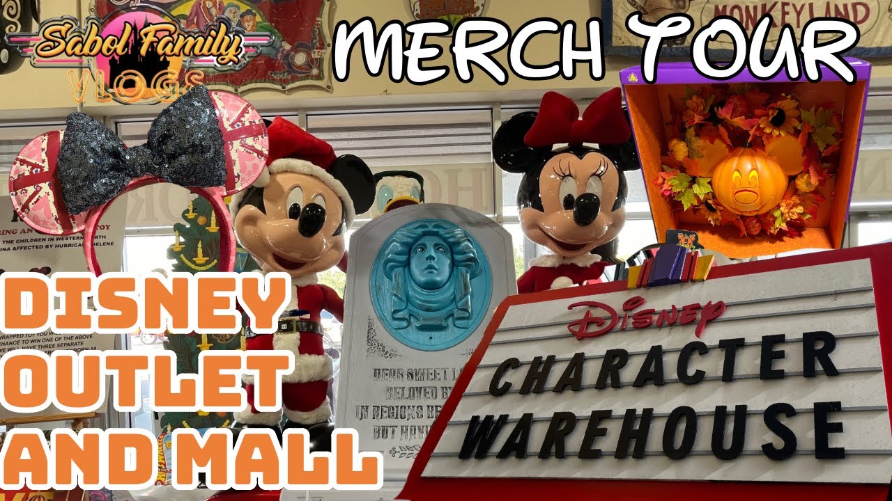 DISNEY CHARACTER WAREHOUSE OUTLET SHOPPING | Vineland & Lakeland Antique Mall ~ Huge New Merch Drop!