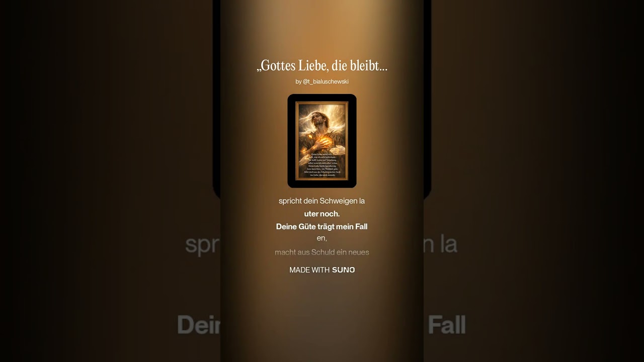 Gottes Liebe, die bleibt – Blues Gebetslied | Trost, Vertrauen & Heilung