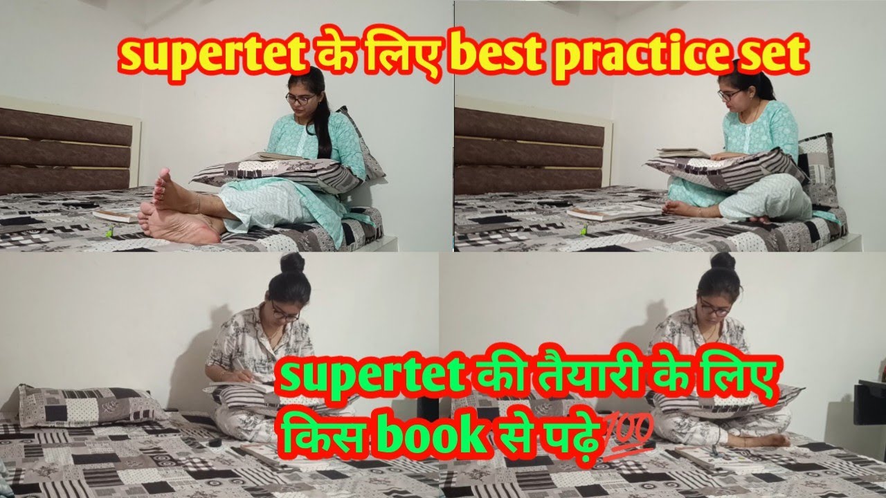 Best practice sets and books for Supertet 📚 Supertet preparation vlog #study
