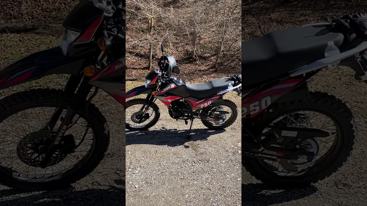 BSR 250 Raven duel sport motorcycle first ride review
