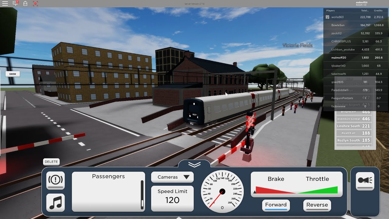 jag kör öresundståget. i roblox