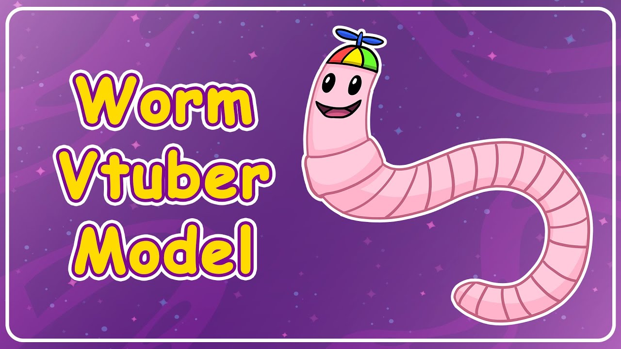 SpeedArt Worm Vtuber Model
