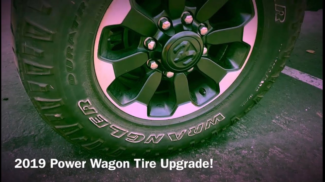2019 Power Wagon Tire Upgrade