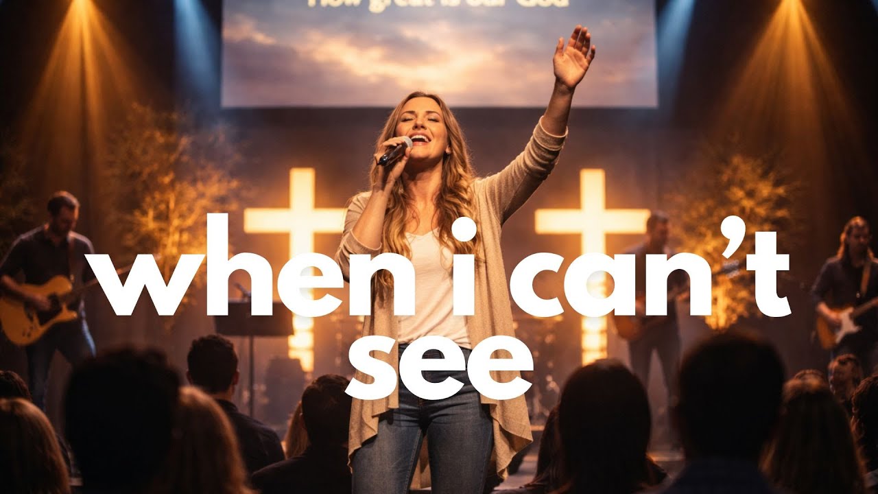 when i can't see, you are here, gospel music #worship