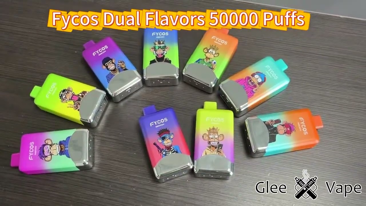 FYCOS 50K PUFFS GLEEVAPE#vapedisposable #DUALFALVORS