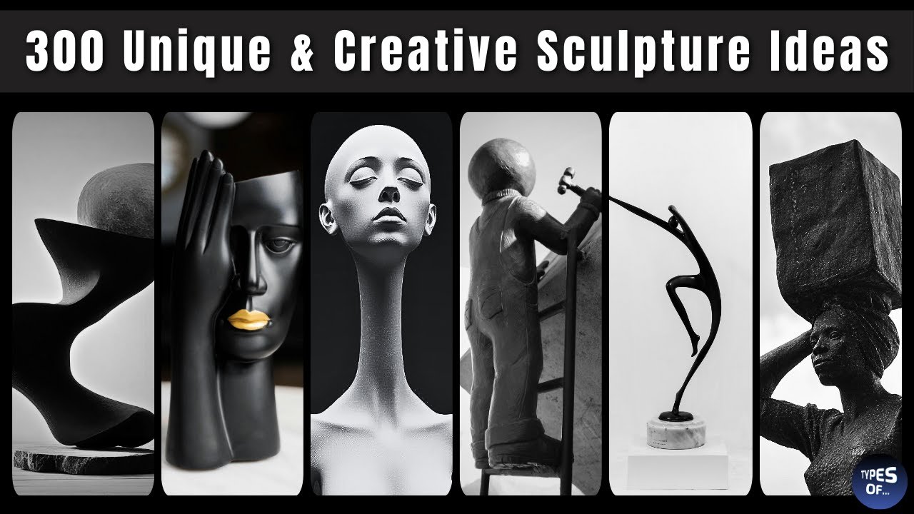 300 Unique & Creative Sculpture Ideas  (Watch in the Silence of the Night.)