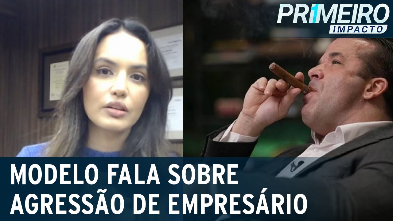 Recusa a convite e agressão: modelo relata mensagens de empresário | Primeiro Impacto (30/08/22)