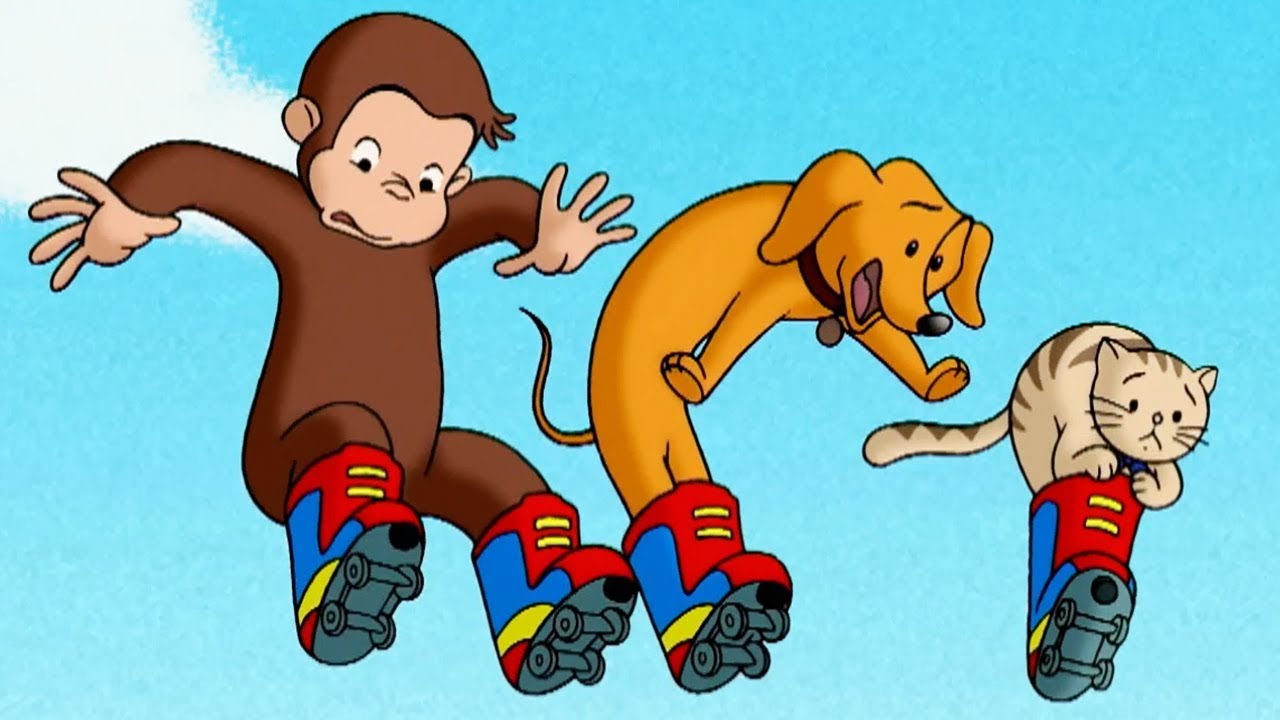 Curious George 🐵 Roller Monkey 🐵Full Episode🐵 Videos For Kids 🐵 Kids Movies