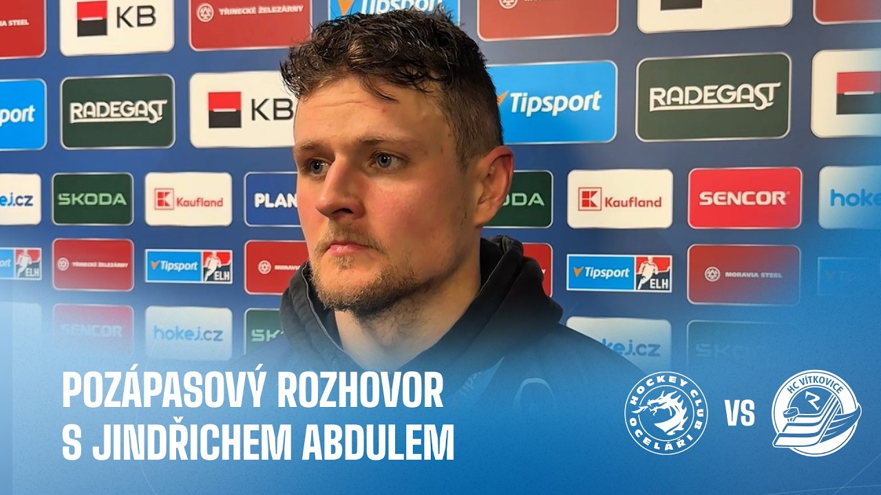 OHLAS | Jindřich Abdul po 50. kole TELH - HC Oceláři Třinec - HC VÍTKOVICE RIDERA 1. 3. 2026