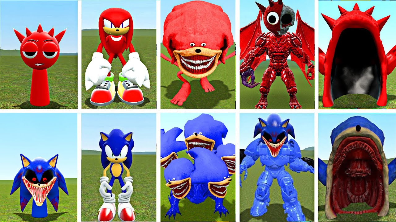 NEW SCARY EVOLUTION! Cursed Shin Sonic vs Horror Knuckles: Who is Scarier?