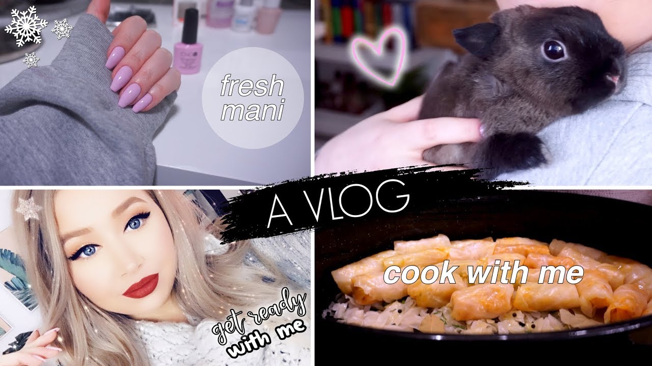 FRESH GEL MANI, GRWM, COOKING ROMANIAN FOOD, CHRISTMAS FUN | The Beauty Vault