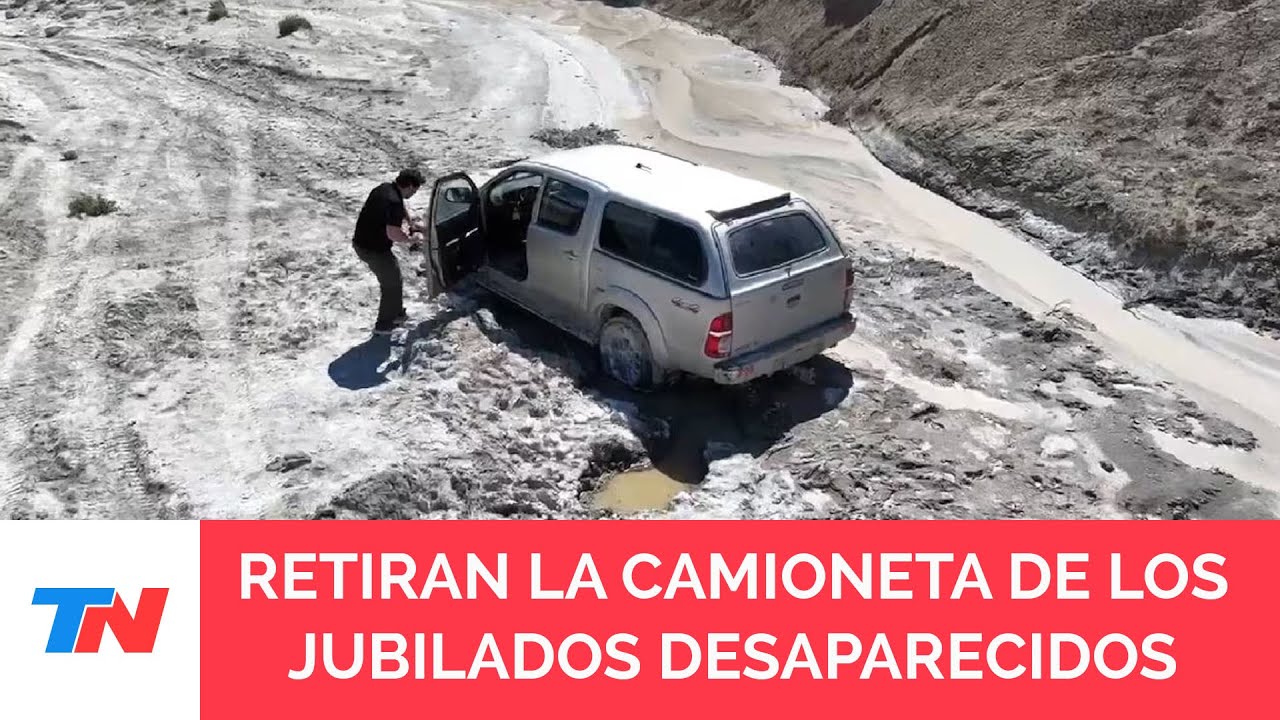 Agua, comida y ropa: qué encontraron en la camioneta de los jubilados desaparecidos en Chubut