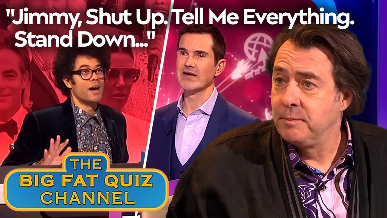 Richard Ayoade Gets Overly Excited About Chas & Dave Story | Big Fat Quiz