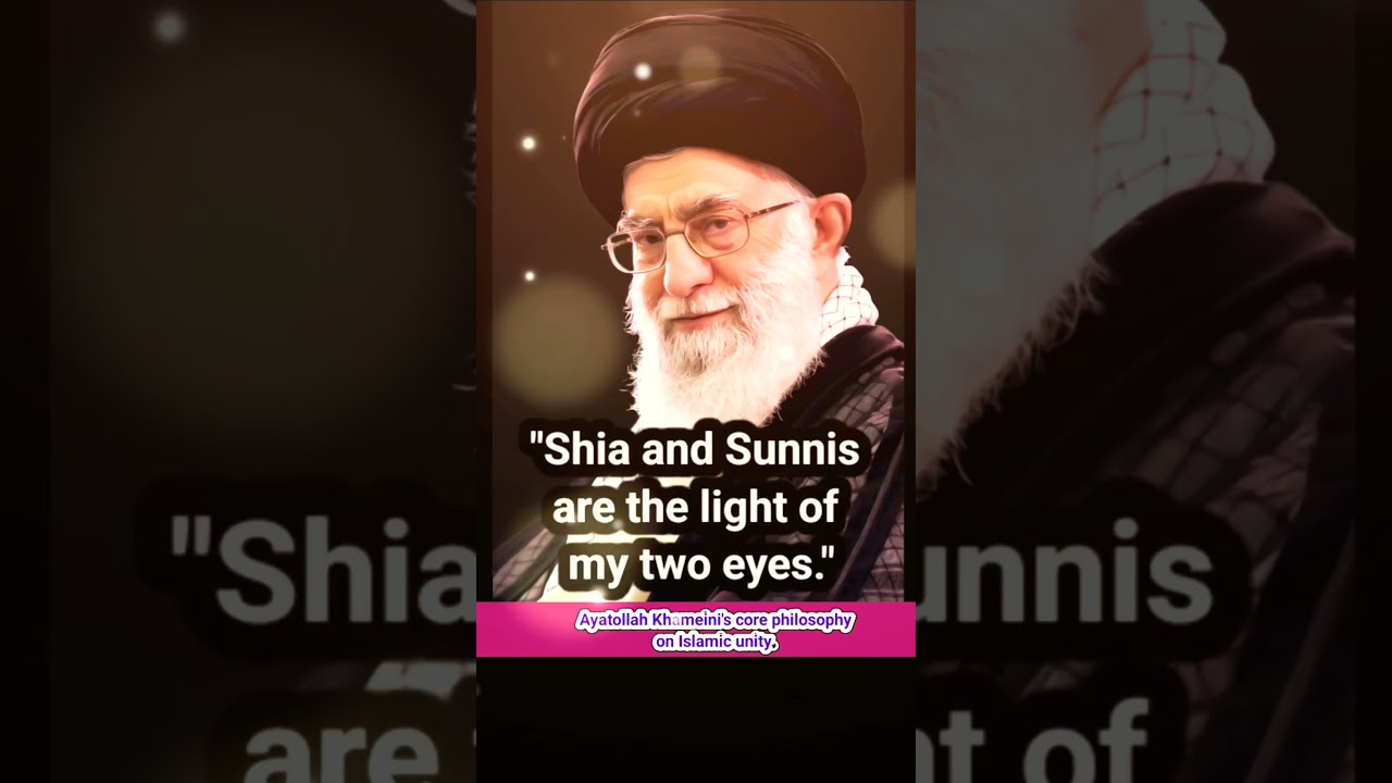 Ayatollah Khomeini's core philosophyon Islamic unity