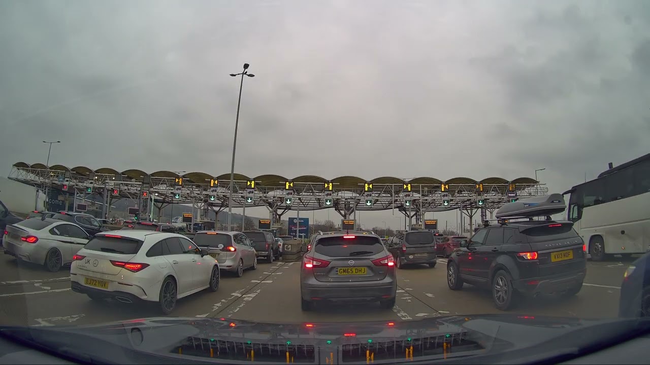 Bracknell to Brussels via Euro Tunnel Time Lapse