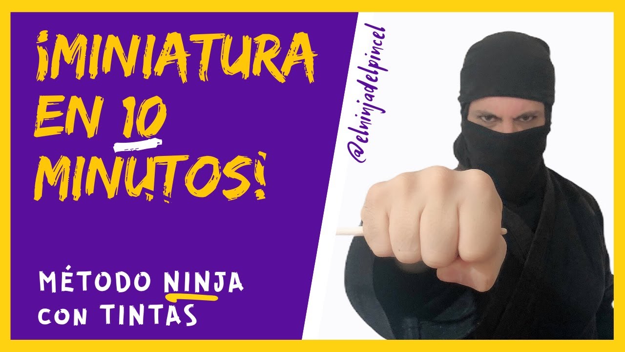 👺👺➤ Cómo PINTAR miniaturas WARHAMMER RÁPIDO - ACABA en 🔟 minutos - [*^NINJA STYLE^*👹]