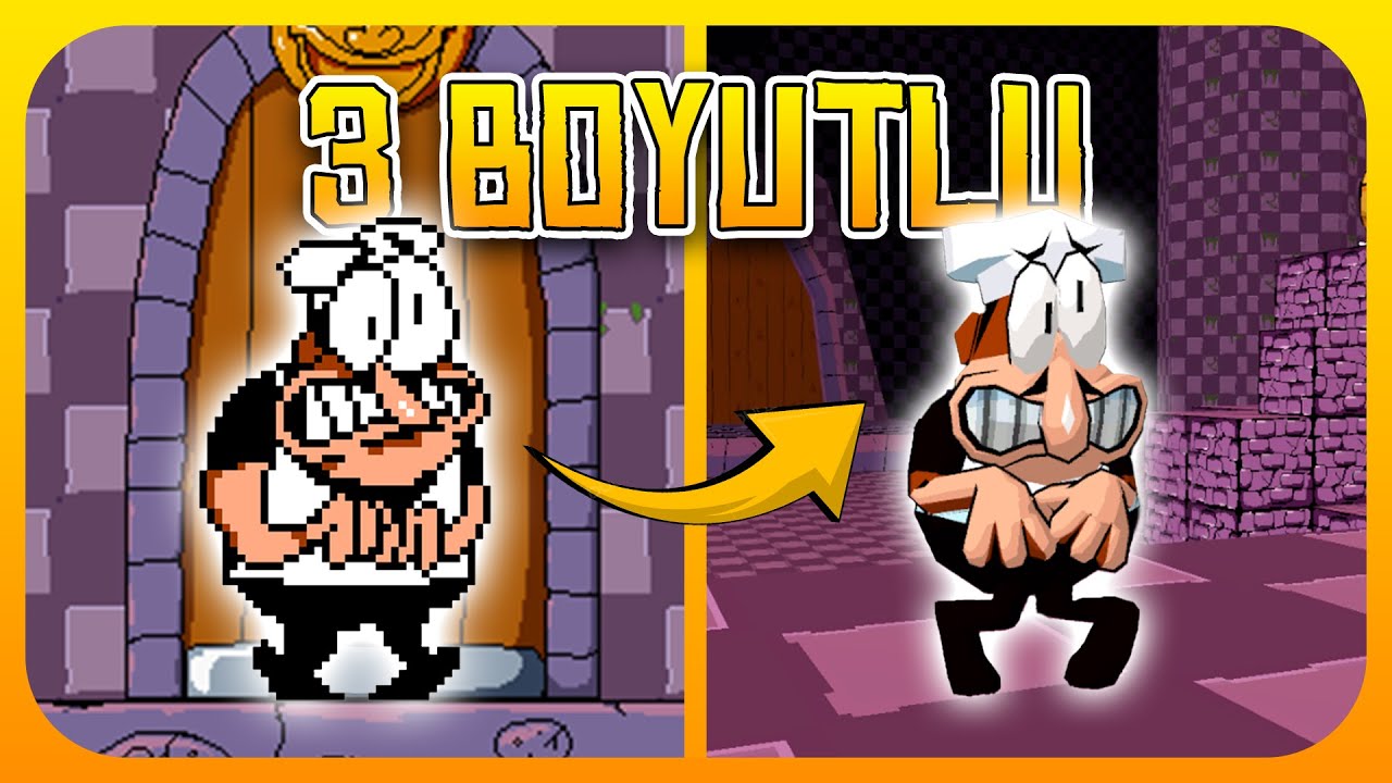 Pizza Tower ama 3 BOYUTLU!
