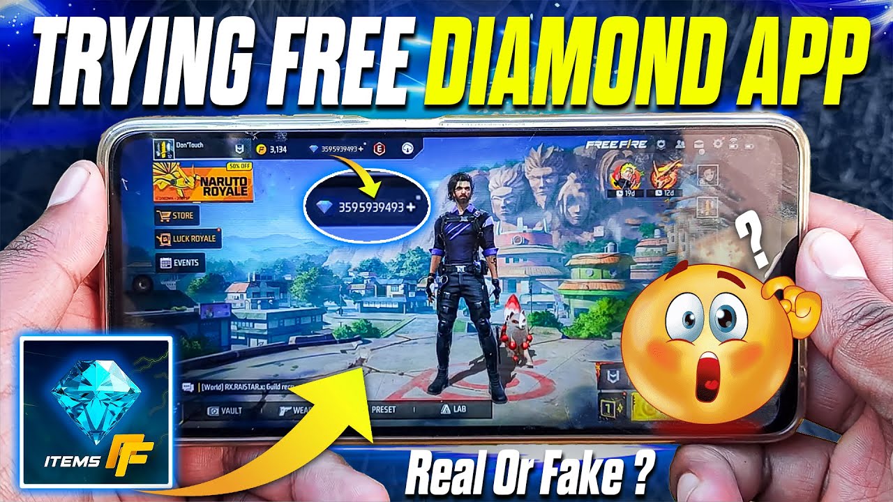 Free Fire 3 Free Diamond App Test In 2025