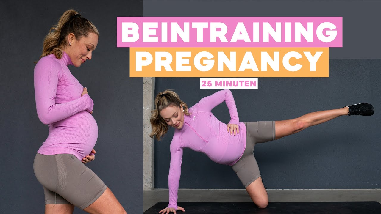 25 Min / Schwangerschaft Workout / BEINE & PO / sicher für alle Trimester / zuhause ohne Equipment
