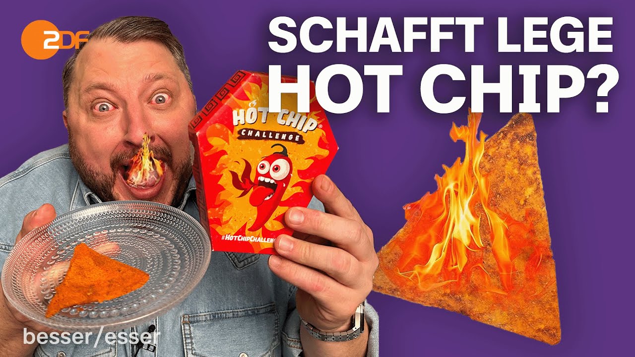 Feurige Vergeltung: Sebastian verbrennt sich böse am Hot Chip