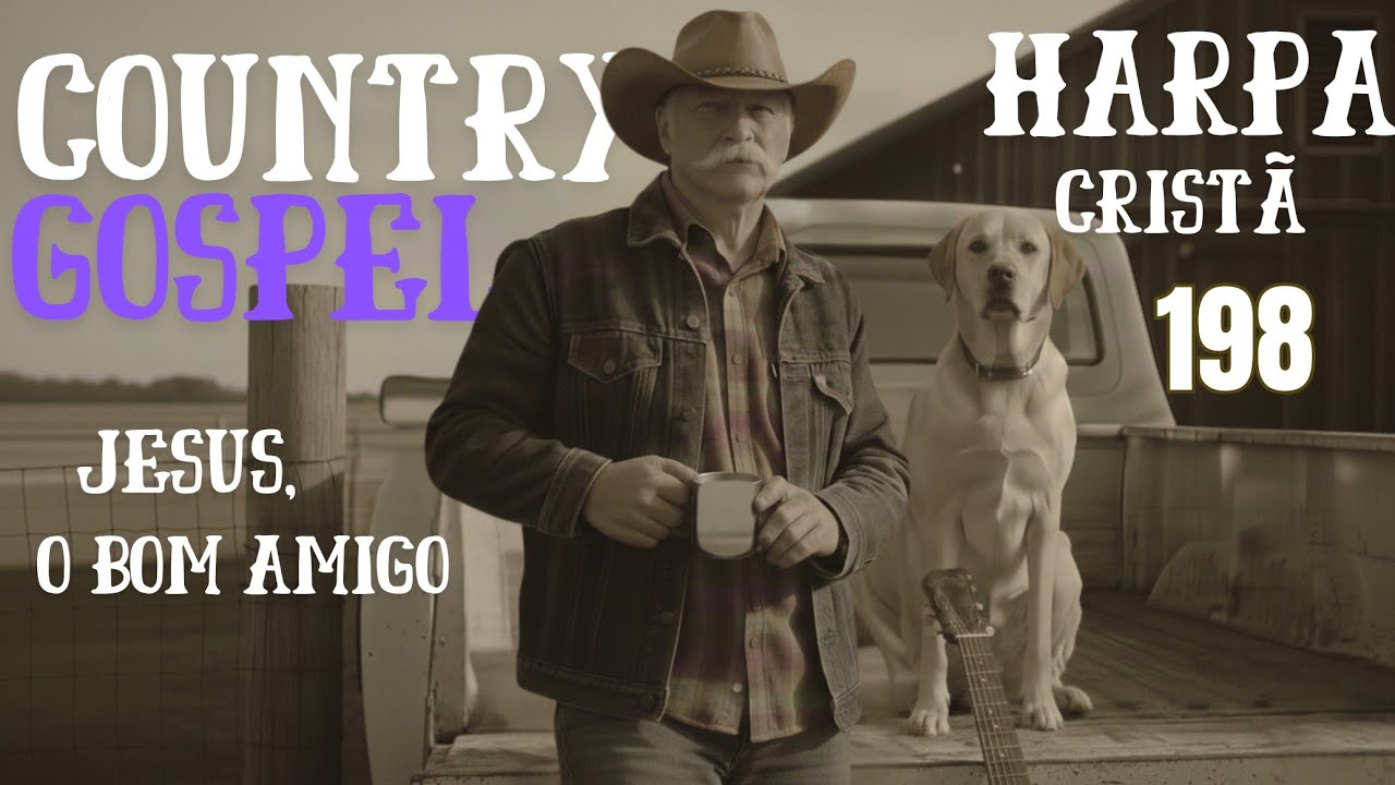 Hino 198 da Harpa Cristã | Jesus, o Bom Amigo – Country Gospel (IA)