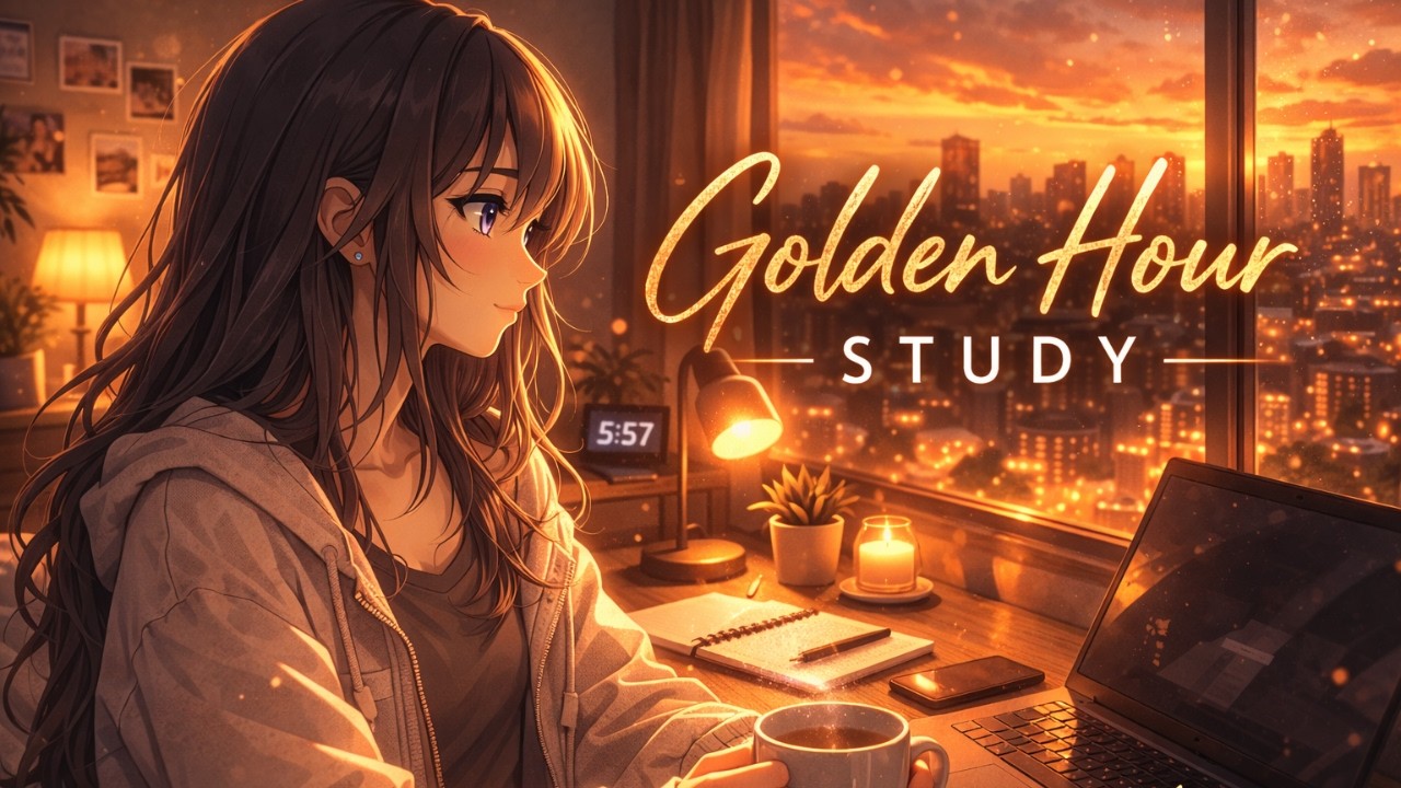 【Golden Hour Study】🌇 Lofi Beats for Deep Focus & Productivity | 30 Min AfterLight Mix